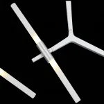Люстра на штанге ST-Luce Laconicita SL947.102.20 Цвет арматуры серебро Цвет плафонов белый от ImperiumLoft