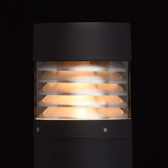 Наземный низкий светильник MW-Light Уран 803040201 Цвет арматуры черный Цвет плафонов белый от ImperiumLoft