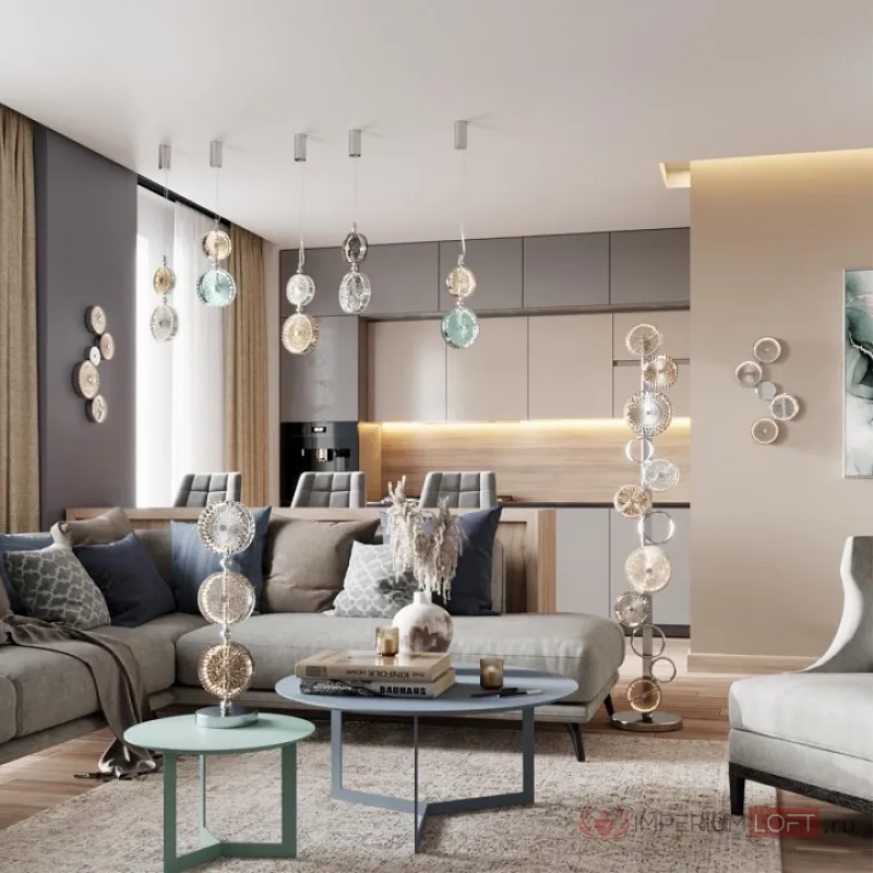 Торшер Odeon Light Caramella 1 5416/68FL от ImperiumLoft