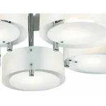 Потолочная люстра EVOLUCE Foresta SL483.502.05 Цвет арматуры хром Цвет плафонов белый от ImperiumLoft