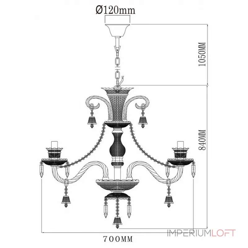 Подвесная люстра Chiaro Барселона 1 313012508 