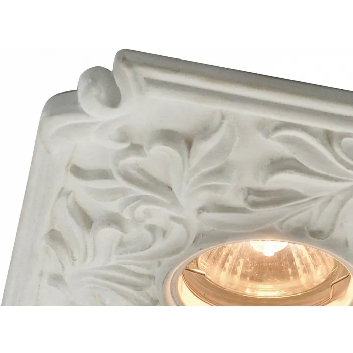 Встраиваемый светильник Arte Lamp Plaster A5279PL-1WH Цвет арматуры белый Цвет плафонов белый от ImperiumLoft