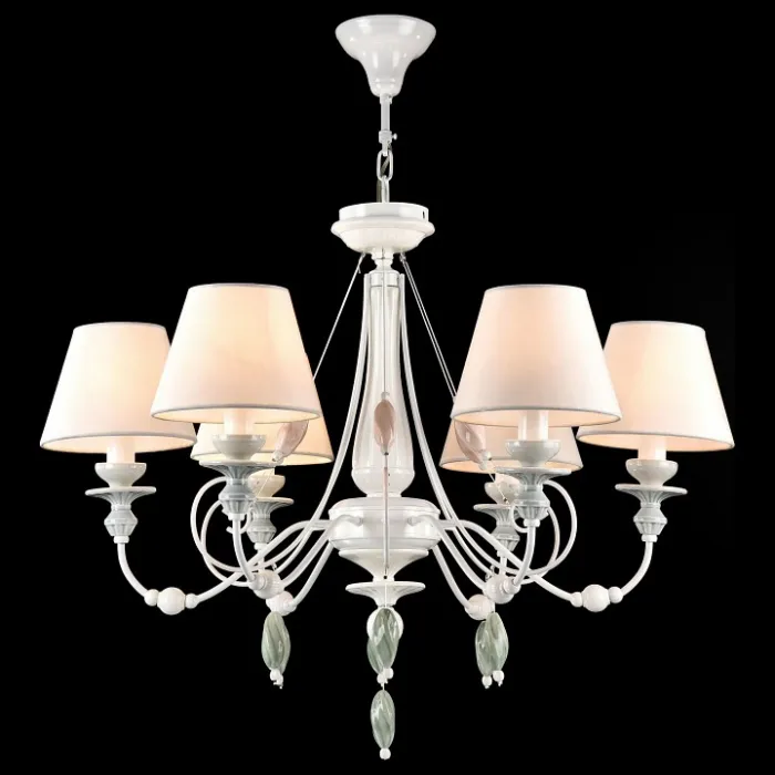 Подвесная люстра Maytoni Adelia ARM540-06-W Цвет арматуры белый Цвет плафонов белый от ImperiumLoft
