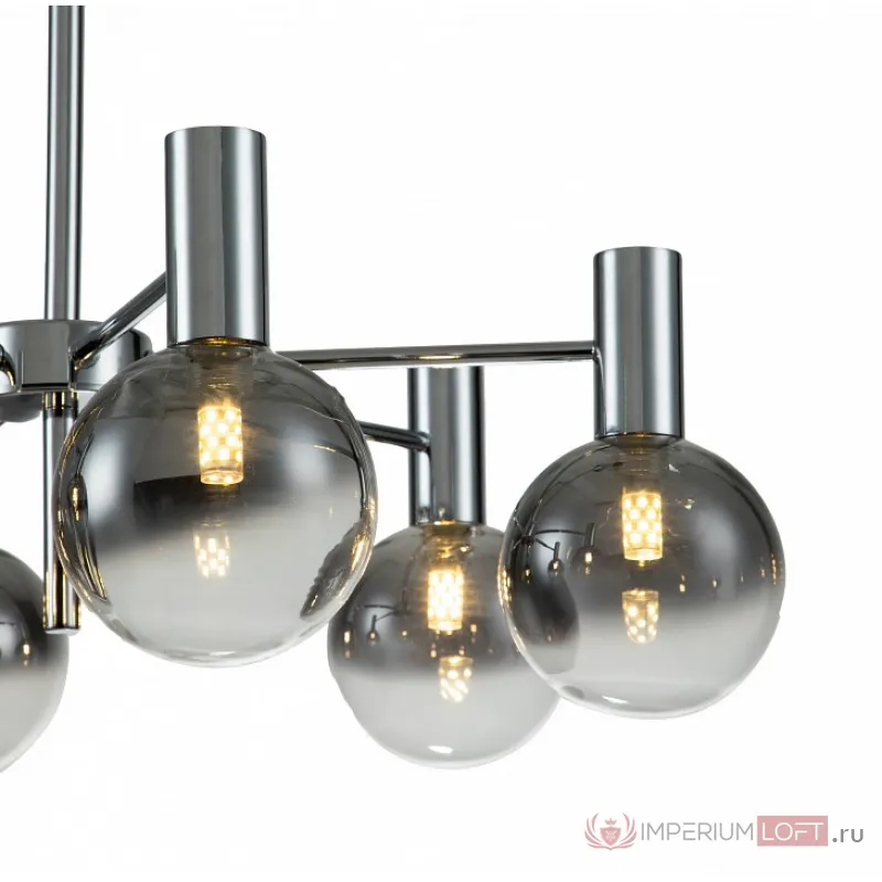 Люстра на штанге Indigo Collana 13015/6R Chrome от ImperiumLoft