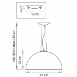 Подвесной светильник Lightstar Cupola 803014 Цвет арматуры хром Цвет плафонов хром от ImperiumLoft