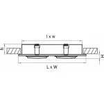 Встраиваемый светильник Lightstar Singo 011612 Цвет арматуры белый от ImperiumLoft
