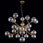 Подвесная люстра Maytoni Dallas MOD545PL-24G Цвет арматуры золото Цвет плафонов янтарный от ImperiumLoft