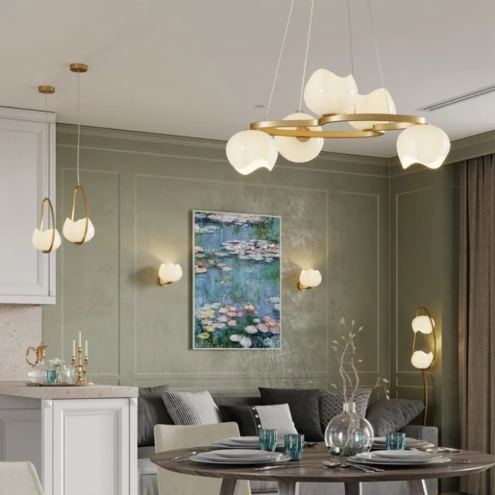 Бра Odeon Light Waterlily 4873/2W от ImperiumLoft
