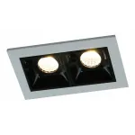 Встраиваемый светильник Arte Lamp Grill A3153PL-2BK Цвет арматуры черный Цвет плафонов зеленый