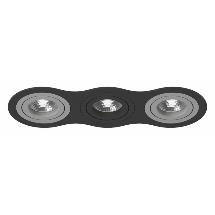 Встраиваемый светильник Lightstar Intero 16 triple round i637090709 Цвет арматуры разноцветный Цвет плафонов янтарный от ImperiumLoft
