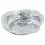 Встраиваемый светильник Lightstar Spira 006400 Цвет арматуры хром Цвет плафонов прозрачный от ImperiumLoft