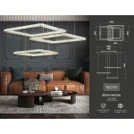 Подвесной светильник Ambrella Ice FA1759 от ImperiumLoft