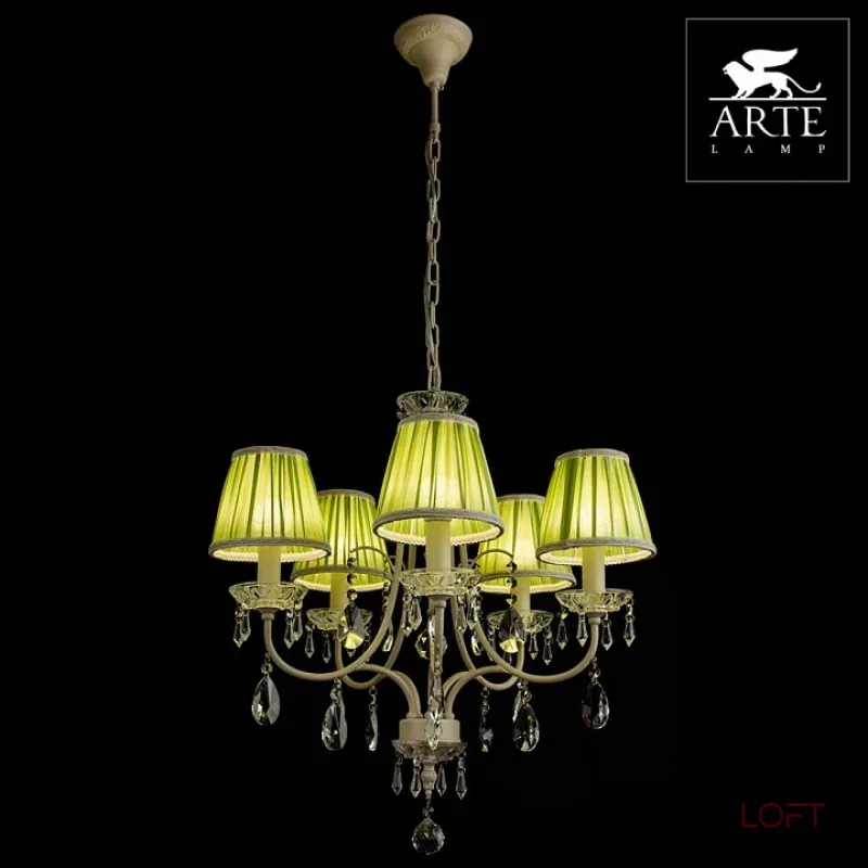 Подвесная люстра Arte Lamp Veil A3082LM-5WG 