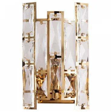 Накладной светильник Divinare Medea 1684/01 AP-1 Цвет плафонов прозрачный Цвет арматуры золото