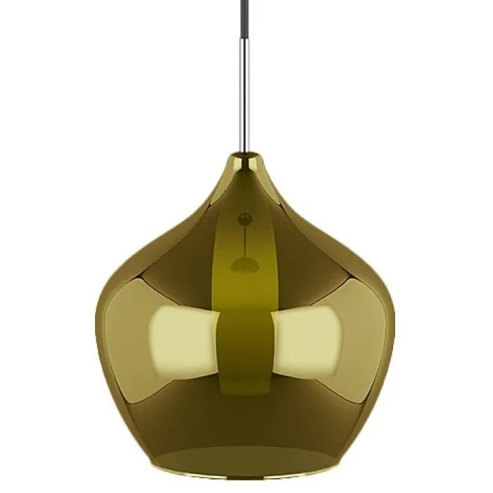 Подвесной светильник Lightstar Pentola 803048 Цвет арматуры хром Цвет плафонов зеленый от ImperiumLoft
