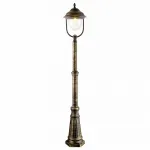 Фонарный столб Arte Lamp Barcelona A1487PA-1BN Цвет арматуры золото Цвет плафонов прозрачный