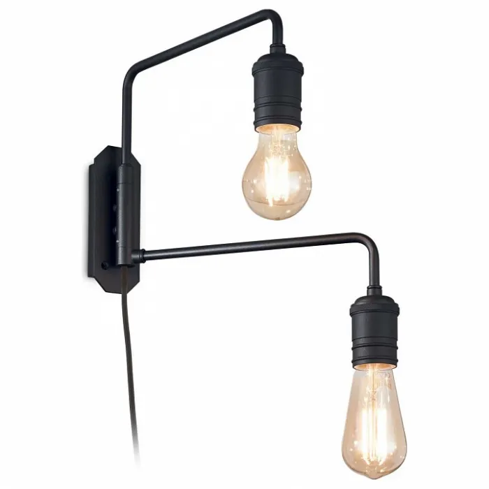 Бра Ideal Lux Triumph TRIUMPH AP2 NERO от ImperiumLoft