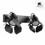 Спот Arte Lamp Cinema A3092AP-2BK Цвет арматуры хром Цвет плафонов черный от ImperiumLoft Спот Arte Lamp Cinema A3092AP-2BK Цвет арматуры хром Цвет плафонов черный от ImperiumLoft