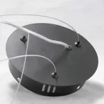 Подвесной светильник Lussole River LSP-8391 Цвет арматуры черный Цвет плафонов белый от ImperiumLoft