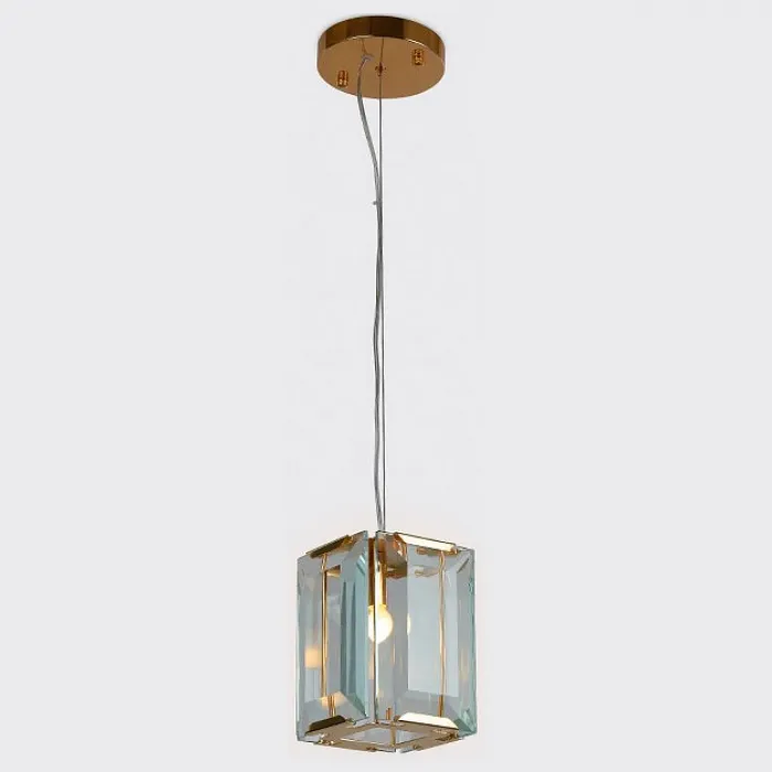 Подвесной светильник Ambrella Traditional 6 TR5108 GD/CL золото/прозрачный E27/1 max 40W 150*150*1200 от ImperiumLoft