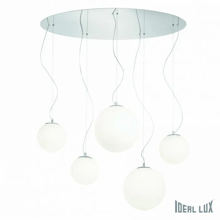 Подвесной светильник Ideal Lux Mapa MAPA BIANCO SP5 Цвет арматуры хром от ImperiumLoft