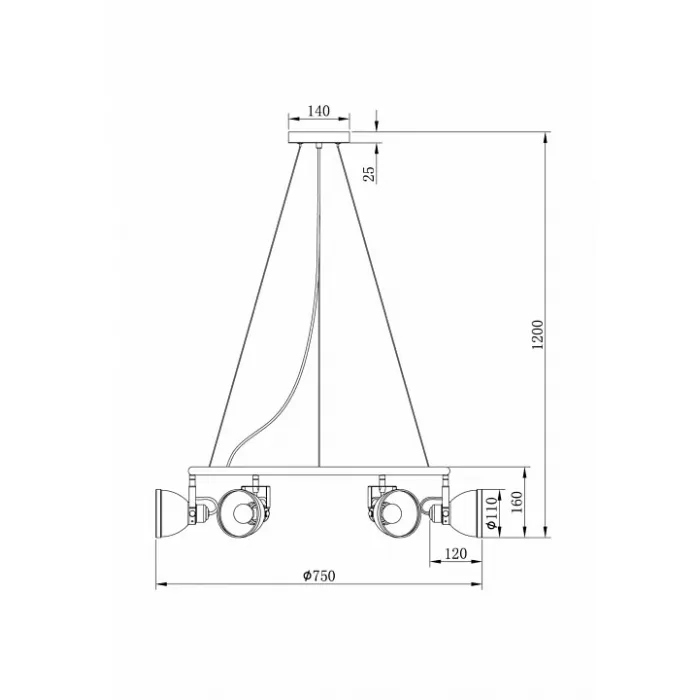 Подвесная люстра Freya Roslyn FR4003PL-06W Цвет плафонов белый от ImperiumLoft