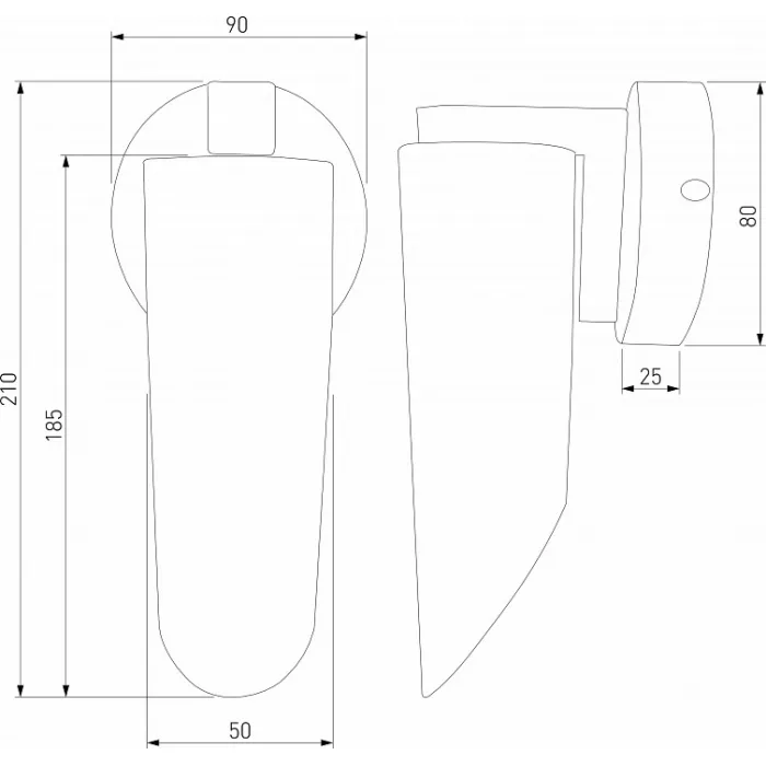 Бра Eurosvet Wing 40037/1 хром от ImperiumLoft