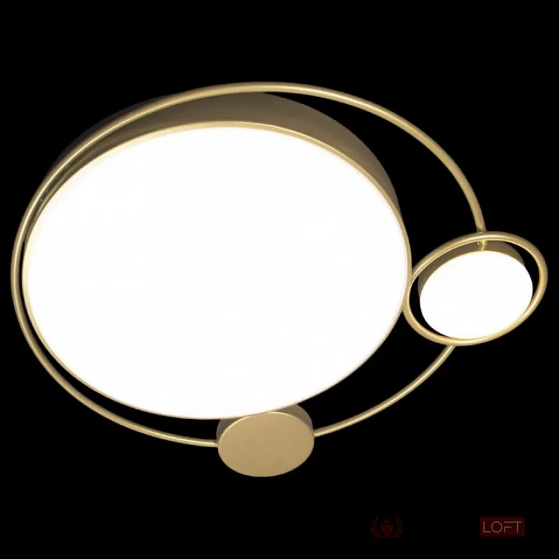 Накладной светильник Loft it Mike 10065 Цвет арматуры золото Цвет плафонов белый от ImperiumLoft