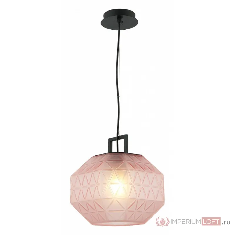 Подвесной светильник Stilfort Chest 2127/12/01P Цвет плафонов розовый Цвет арматуры черный от ImperiumLoft