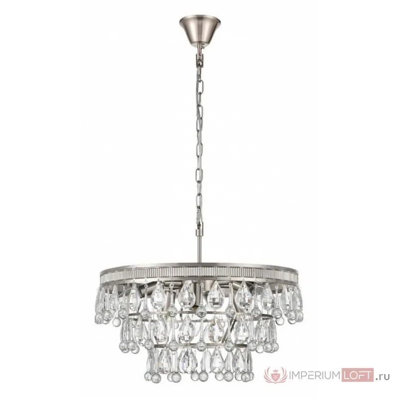Подвесная люстра Vele Luce Augostina VL3253P06 Цвет арматуры никель Цвет плафонов прозрачный от ImperiumLoft