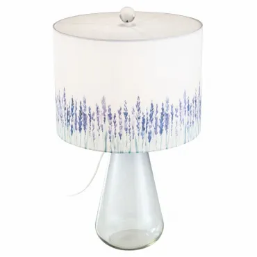 Настольная лампа декоративная Maytoni Lavender Z672TL-01TR Цвет арматуры неокрашенный Цвет плафонов синий