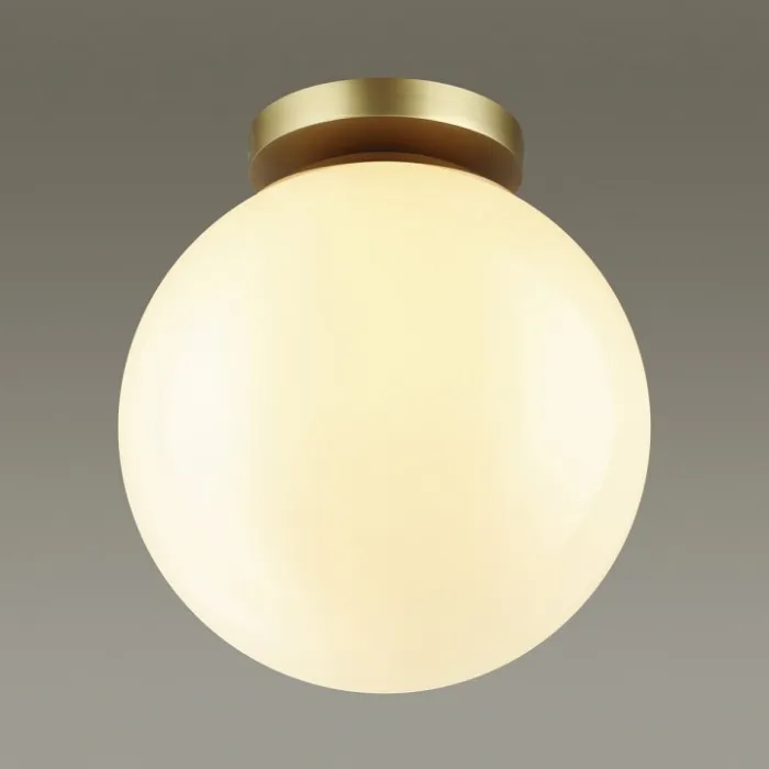 Накладной светильник Odeon Light Bosco 4248/1C Цвет плафонов белый Цвет арматуры золото от ImperiumLoft