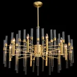 Люстра на штанге MW-Light Альгеро 285010910 Цвет арматуры латунь Цвет плафонов прозрачный от ImperiumLoft