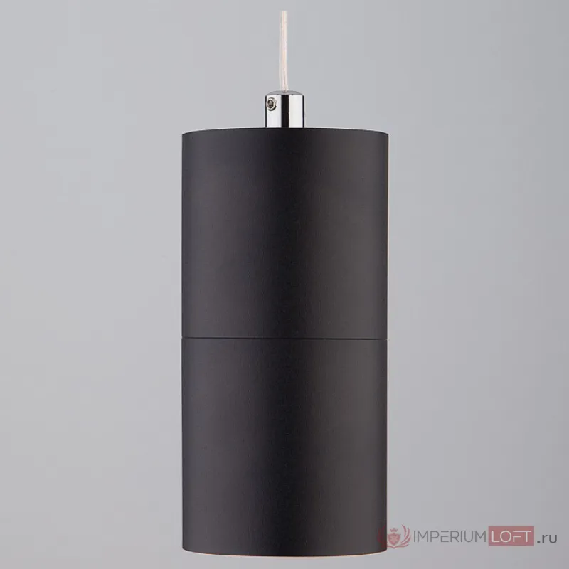 Подвесной светильник Eurosvet Mini Topper 50146/1 черный Цвет плафонов черный Цвет арматуры черный от ImperiumLoft