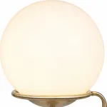 Настольная лампа декоративная Arte Lamp Bergamo A2990LT-1AB Цвет арматуры бронза Цвет плафонов белый