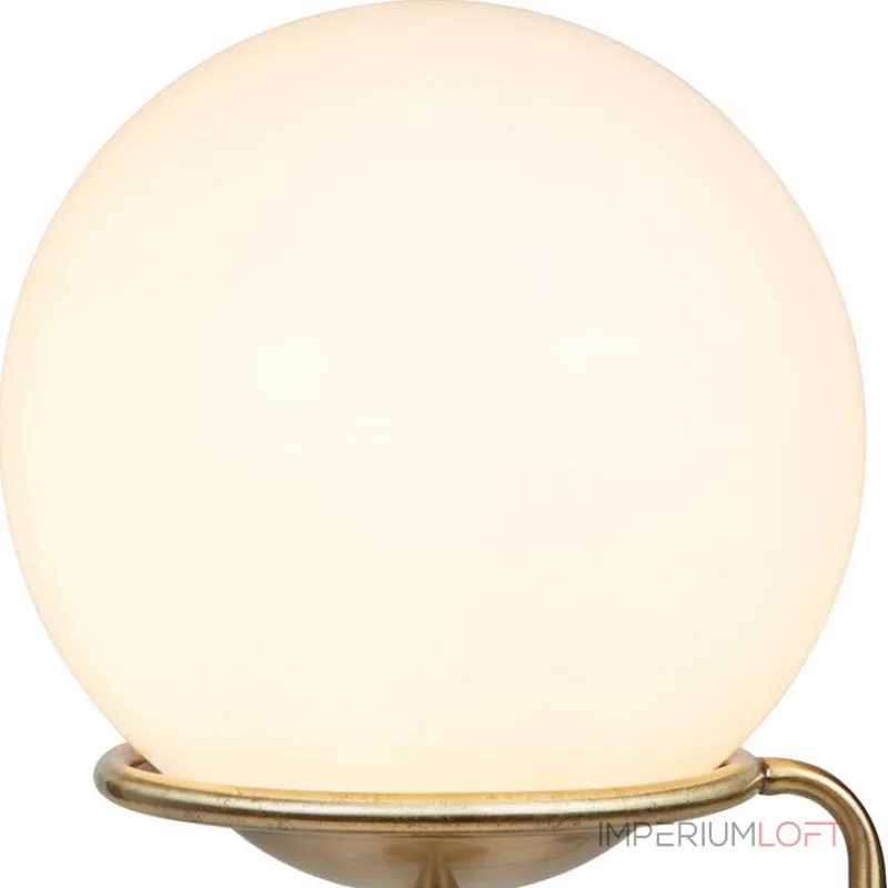 Настольная лампа декоративная Arte Lamp Bergamo A2990LT-1AB Цвет арматуры бронза Цвет плафонов белый