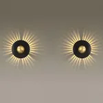 Накладной светильник Odeon Light Adamas 4223/13WL Цвет плафонов золото Цвет арматуры черный от ImperiumLoft