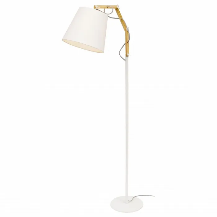 Торшер Arte Lamp Pinocchio A5700PN-1WH Цвет арматуры белый Цвет плафонов белый от ImperiumLoft