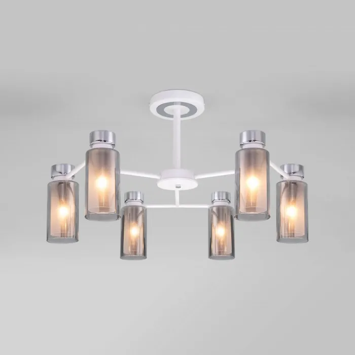 Люстра на штанге Eurosvet Amado 70115/6 белый от ImperiumLoft