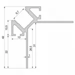 Профиль накладной  Deko-Light EV-02-08 975353 Цвет арматуры серебро от ImperiumLoft