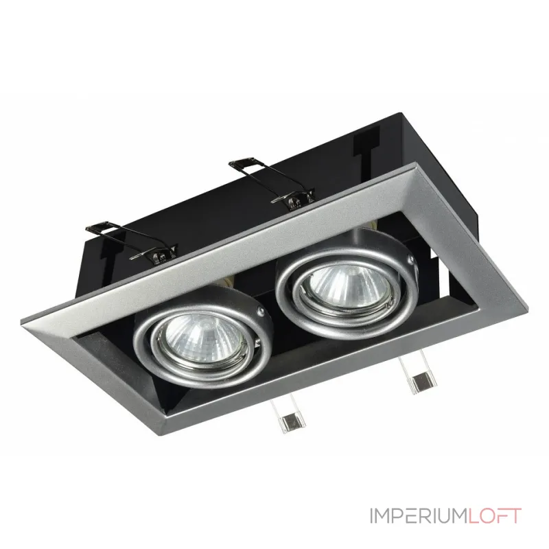 Встраиваемый светильник Maytoni Metal DL008-2-02-S Цвет арматуры серый от ImperiumLoft