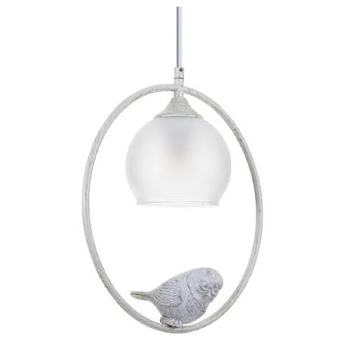 Подвесной светильник Arte Lamp Gemelli A2150SP-1WG Цвет арматуры Белый Цвет плафонов Белый от ImperiumLoft