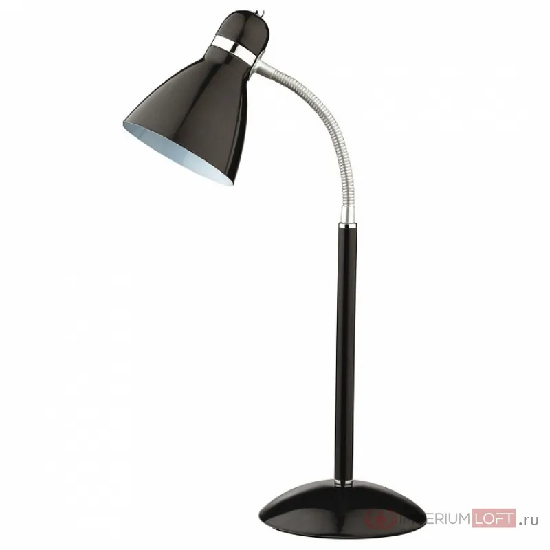 Настольная лампа декоративная Odeon Light Mansy 2410/1T Цвет арматуры черный Цвет плафонов черный от ImperiumLoft