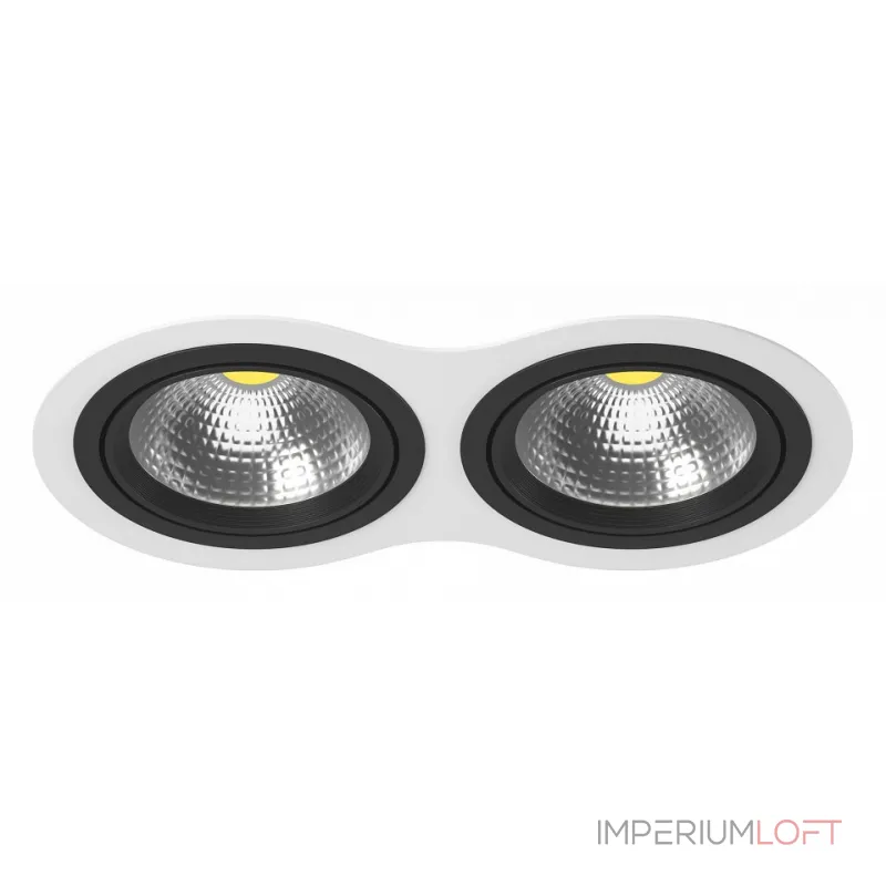 Встраиваемый светильник Lightstar Intero 111 i9260707 Цвет арматуры черно-белый Встраиваемый светильник Lightstar Intero 111 i9260707 Цвет арматуры черно-белый