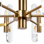 Подвесная люстра Divinare Tenerife 7136/18 LM-6 Цвет арматуры Коричневый Цвет плафонов Неокрашенный