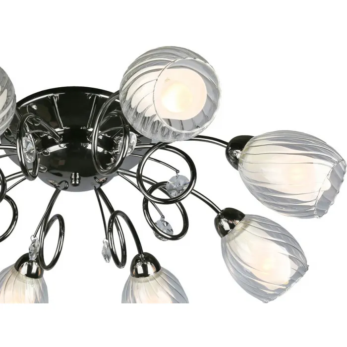 Потолочная люстра Omnilux Anjou OML-31607-08 Цвет арматуры хром от ImperiumLoft