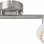 Спот TopLight Rosa TL1230Y-02SN Цвет арматуры никель Цвет плафонов прозрачный