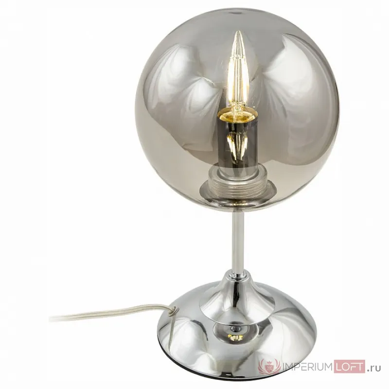 Настольная лампа декоративная Citilux Томми CL102810 Цвет арматуры хром Цвет плафонов серый от ImperiumLoft