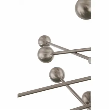 Люстра на штанге ST-Luce Giacio SL377.302.08 Цвет арматуры никель Цвет плафонов прозрачный от ImperiumLoft