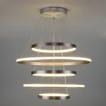 Подвесной светильник Eurosvet Olympia 90179/5 сатин-никель 145W от ImperiumLoft